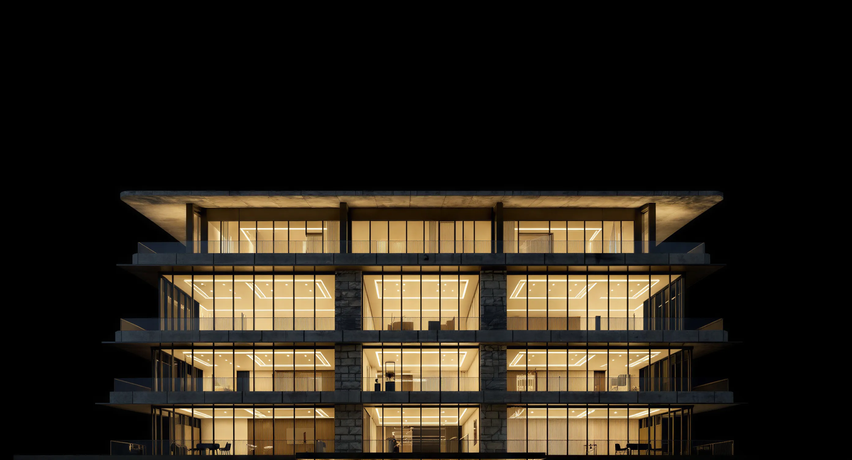 Building upper floors detail